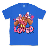 True Royal loved valentine's day afro girl sneakers Classic Tee - RanaPortraitStore
