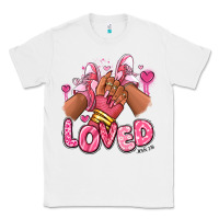 White loved valentine's day afro girl sneakers Classic Tee - RanaPortraitStore