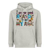 Moon Dust i see no good reason to act my age Heavyweight Hoodie - Zillion Design Studio