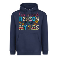 Navy i see no good reason to act my age Heavyweight Hoodie - Zillion Design Studio