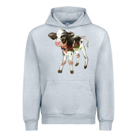 Heather Grey Holstein Calf Urban Hoodie - LillyAllenDesigns