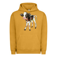 Pigment Peanut Butter Holstein Calf Urban Hoodie - LillyAllenDesigns