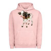 Pigment Salmon Holstein Calf Urban Hoodie - LillyAllenDesigns