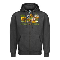 Charcoal Heather Obsessive cow disorder coffee cups Zipper Hoodie - texasbilliewilder
