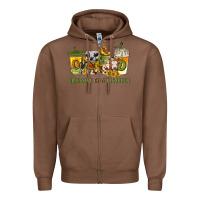 Chestnut Obsessive cow disorder coffee cups Zipper Hoodie - texasbilliewilder