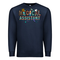 Navy medical asistant Premium Sweatshirt - CowhideDigitalArt