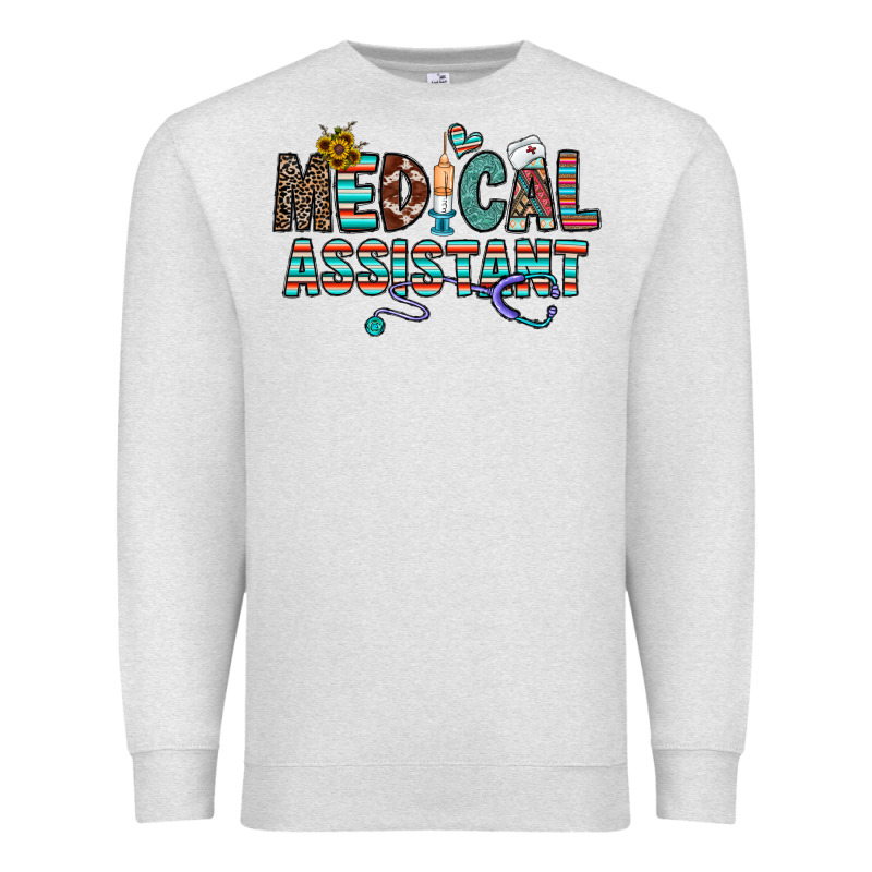 Medical Asistant Premium Sweatshirt by CowhideDigitalArt | Teevron