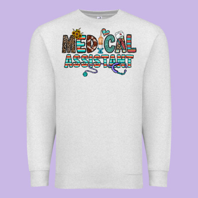 Medical Asistant Premium Sweatshirt Designed By Cowhidedigitalart