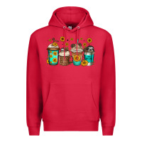 Cardinal sloth coffee cups Premium Hoodie - Jasminsmagicworld