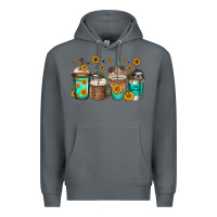 Rock sloth coffee cups Premium Hoodie - Jasminsmagicworld