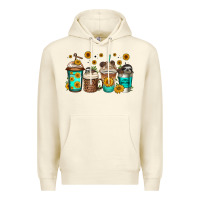 Sandshell sloth coffee cups Premium Hoodie - Jasminsmagicworld