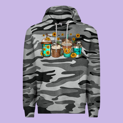 Sloth Coffee Cups Premium Hoodie Designed By Jasminsmagicworld