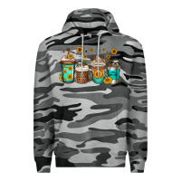 Slate Camo sloth coffee cups Premium Hoodie - Jasminsmagicworld