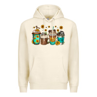 Tofu sloth coffee cups Premium Hoodie - Jasminsmagicworld