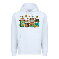 White sloth coffee cups Premium Hoodie - Jasminsmagicworld
