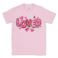 Bubblegum Pink loved valentines day Classic Tee - RanaPortraitStore
