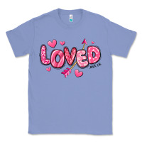 Colony Blue loved valentines day Classic Tee - RanaPortraitStore