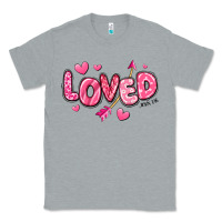 Heather Grey loved valentines day Classic Tee - RanaPortraitStore