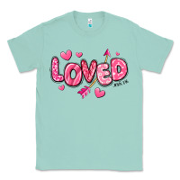 Seafoam loved valentines day Classic Tee - RanaPortraitStore