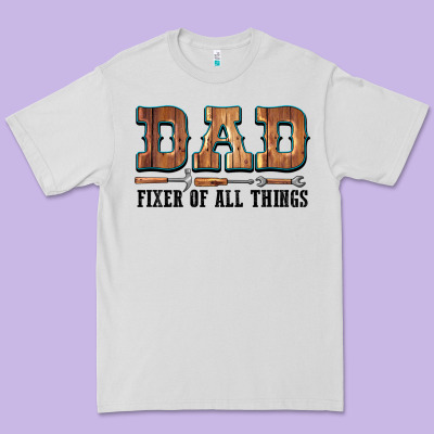 Dad Fixer Of All Things Premium Tee Designed By Lillyallendesigns