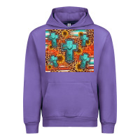 Tulip turquoise cross pattern Urban Hoodie - Jasminsmagicworld
