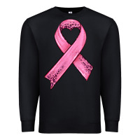 Black pink ribbon Premium Sweatshirt - HRA Design Shop
