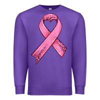 Purple pink ribbon Premium Sweatshirt - HRA Design Shop