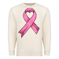 Sandshell pink ribbon Premium Sweatshirt - HRA Design Shop