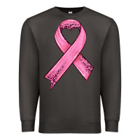 Smoke pink ribbon Premium Sweatshirt - HRA Design Shop