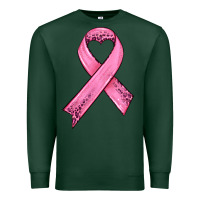 Sports Green pink ribbon Premium Sweatshirt - HRA Design Shop