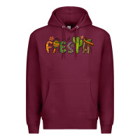 Burgundy fiesta cinco de mayo Premium Hoodie - BarkalooDesign