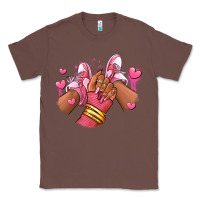 Chestnut valentines day afro girl sneakers Classic Tee - RanaPortraitStore