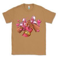 Toasted Coconut valentines day afro girl sneakers Classic Tee - RanaPortraitStore