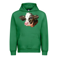 Emerald holstein calf face Urban Hoodie - LillyAllenDesigns