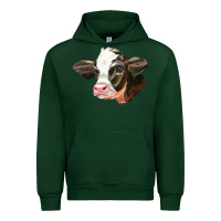 Forest Green holstein calf face Urban Hoodie - LillyAllenDesigns