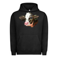 Pigment Black holstein calf face Urban Hoodie - LillyAllenDesigns
