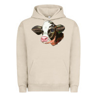 Pigment French Oak holstein calf face Urban Hoodie - LillyAllenDesigns