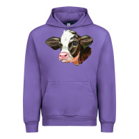Tulip holstein calf face Urban Hoodie - LillyAllenDesigns