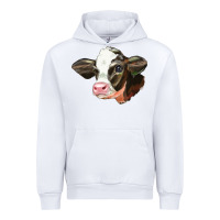 White holstein calf face Urban Hoodie - LillyAllenDesigns