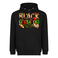 Black black teacher magic Heavyweight Hoodie - Zillion Design Studio