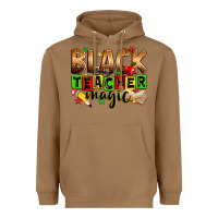 Toasted Coconut black teacher magic Heavyweight Hoodie - Zillion Design Studio