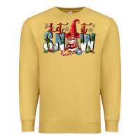 Antique Gold let it snow Premium Sweatshirt - FaDigitalArtStudio