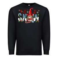 Black let it snow Premium Sweatshirt - FaDigitalArtStudio