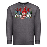 Charcoal Heather let it snow Premium Sweatshirt - FaDigitalArtStudio
