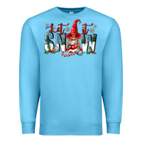 Ocean Blue let it snow Premium Sweatshirt - FaDigitalArtStudio