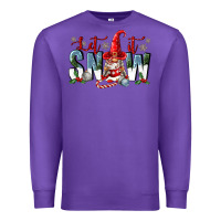 Purple let it snow Premium Sweatshirt - FaDigitalArtStudio