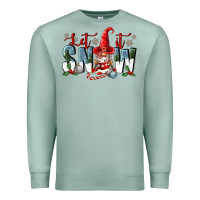 Seafoam let it snow Premium Sweatshirt - FaDigitalArtStudio