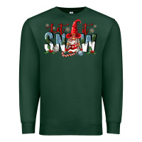 Sports Green let it snow Premium Sweatshirt - FaDigitalArtStudio