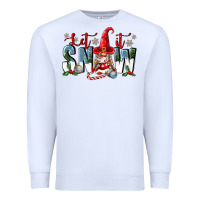 White let it snow Premium Sweatshirt - FaDigitalArtStudio
