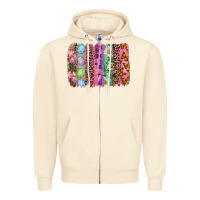 Sandshell Western Easter Brushstrokes Zipper Hoodie - RanaPortraitStore